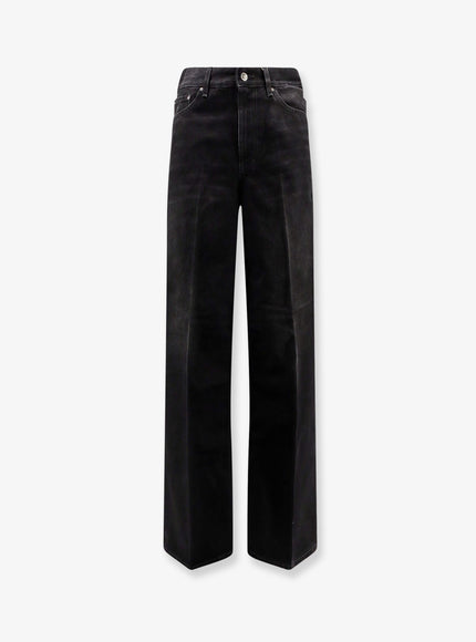 Toteme Black Denim Jeans Faded Black
