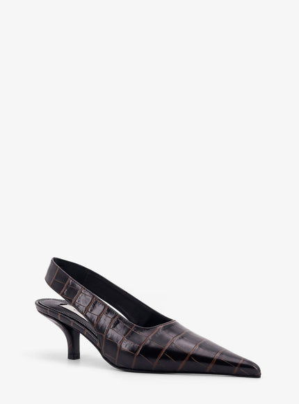Toteme Leather Decolleté Slingback