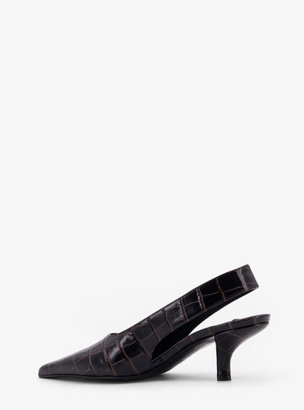 Toteme Leather Decolleté Slingback