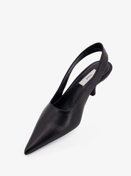 Toteme Leather Decolleté Slingback