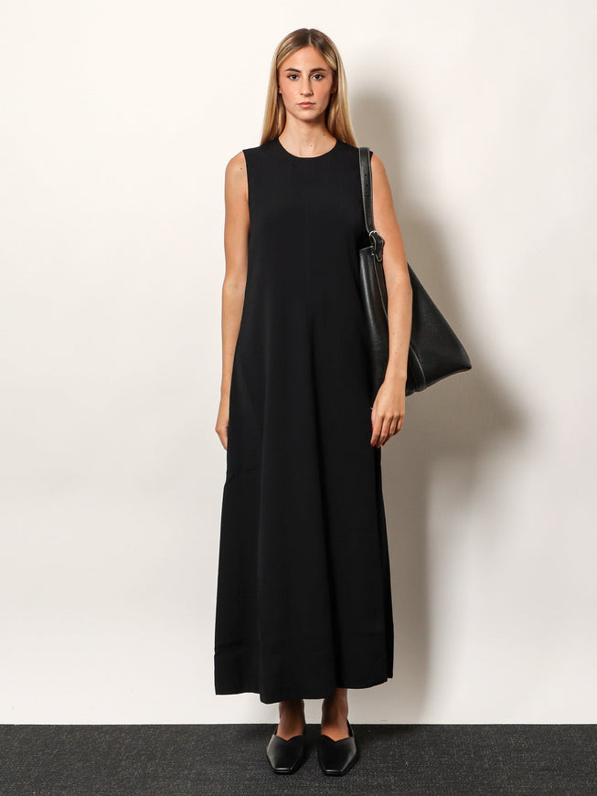 Toteme Woven Stripes Long Viscose Dress