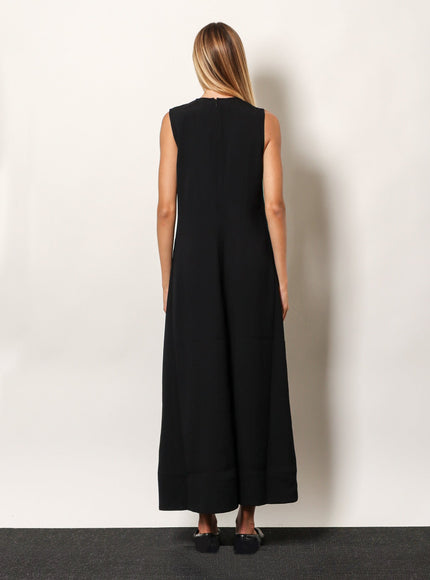 Toteme Woven Stripes Long Viscose Dress