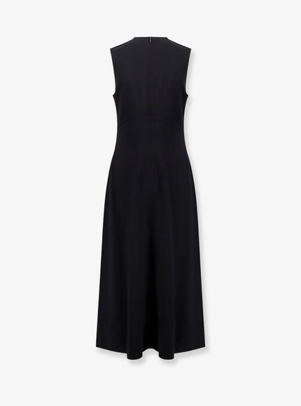 Toteme Woven Stripes Long Viscose Dress