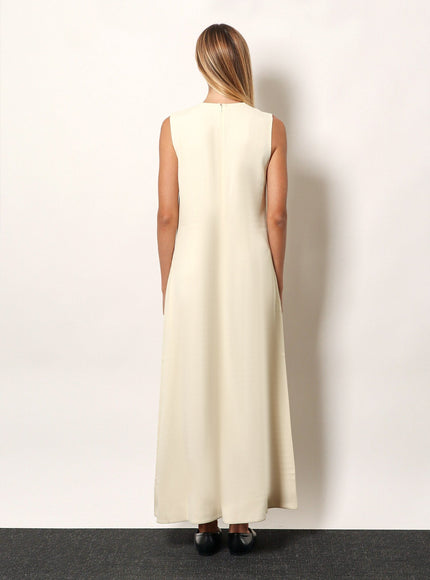 Toteme Woven Stripes Long Viscose Dress