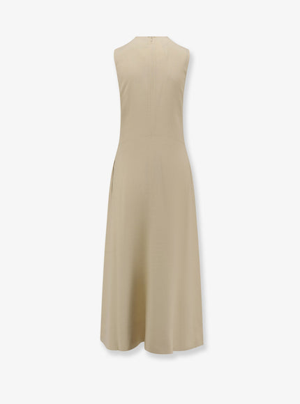 Toteme Woven Stripes Long Viscose Dress