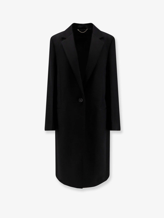 Toteme Classic Tailored Wool Blend Coat Black