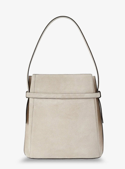 Toteme Belted Suede Bucket Bag