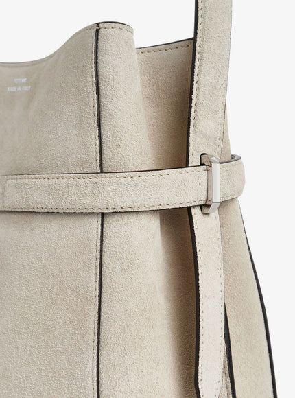 Toteme Belted Suede Bucket Bag
