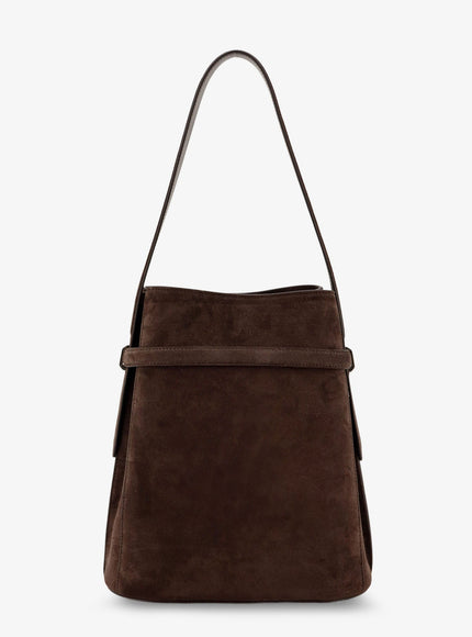 Toteme Belted Suede Bucket Bag