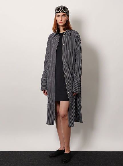 Toteme Relaxed Tee Lyocell And Cotton Short Dress