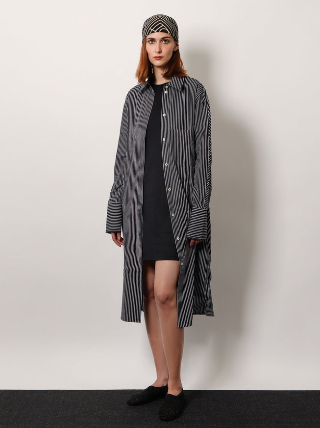 Toteme Relaxed Tee Lyocell And Cotton Short Dress