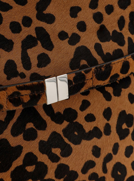 Toteme Belted Pony Hair Bucket Bag