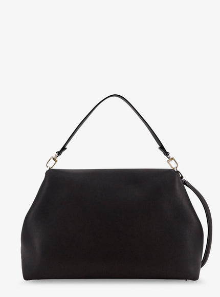 Toteme T-Lock Leather Shoulder Bag