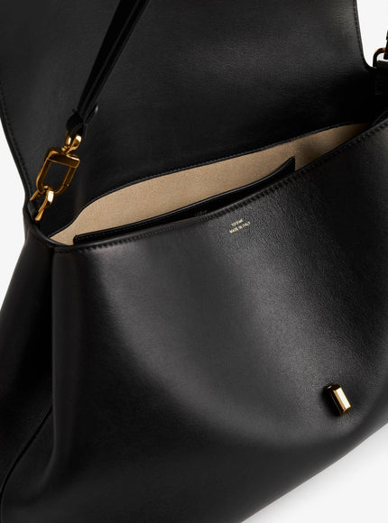 Toteme T-Lock Leather Shoulder Bag