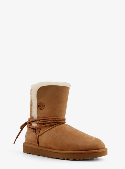 Ugg W Bailey Tie Suede Ankle Boots
