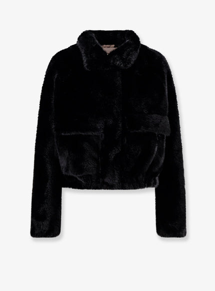 Valentini 1972 Faux Fur Jacket Black