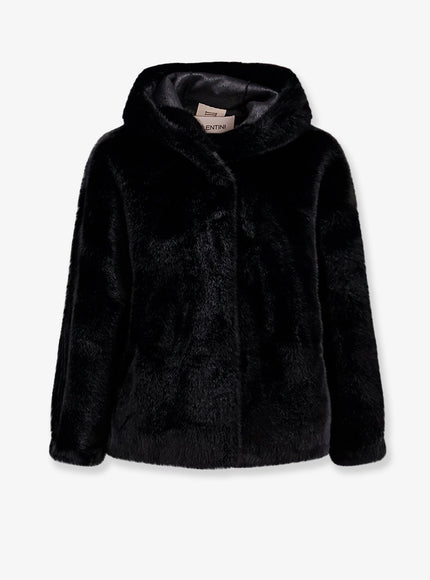 Valentini 1972 Faux Fur Jacket Black