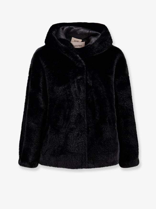 Valentini 1972 Faux Fur Jacket Black