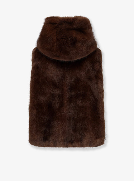 Valentini 1972 Sleeveless Faux Fur Jacket