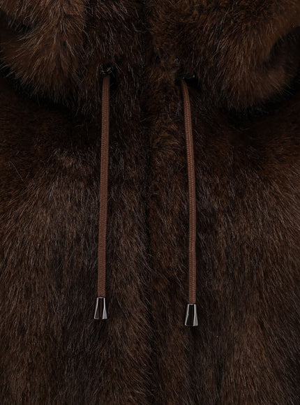 Valentini 1972 Sleeveless Faux Fur Jacket