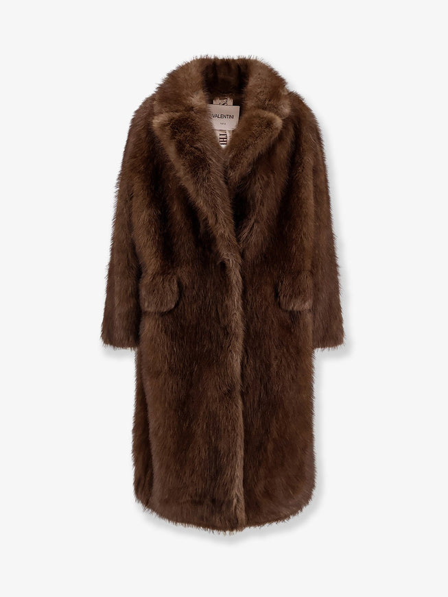 Valentini 1972 Faux Fur Coat Military