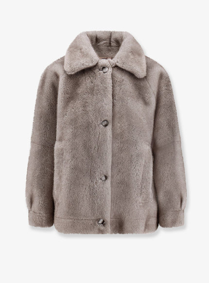 Valentini 1972 Faux Fur Jacket Ash Black