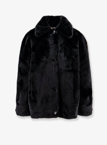 Valentini 1972 Faux Fur Jacket Black