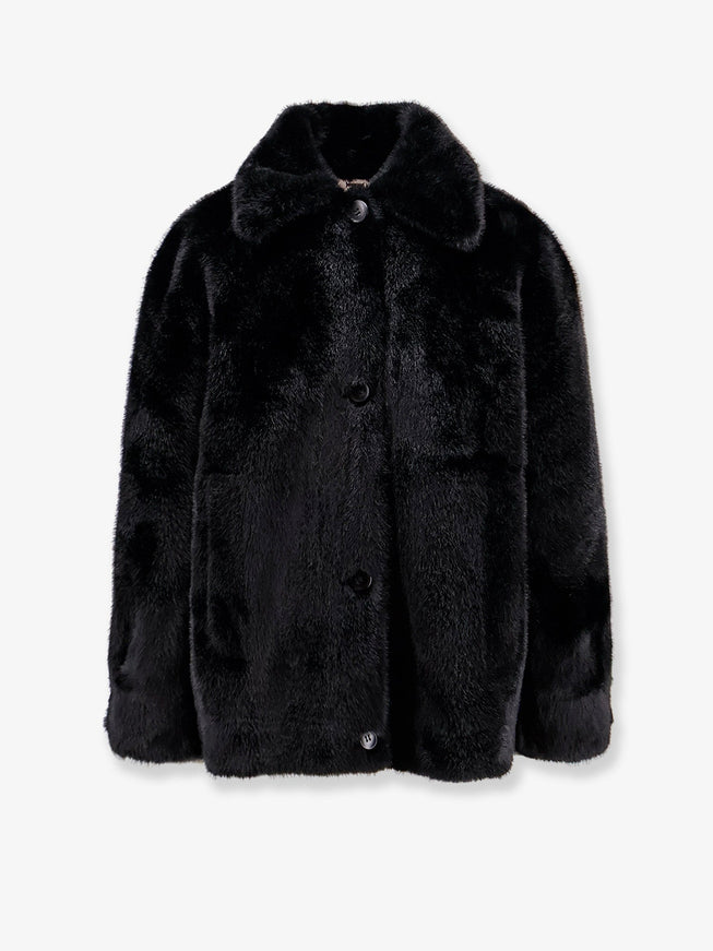 Valentini 1972 Faux Fur Jacket Black