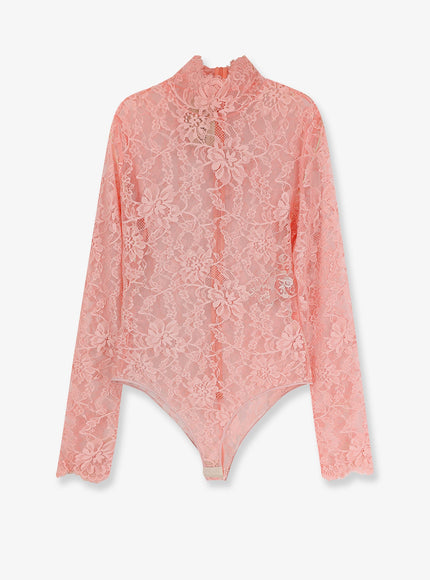 Valentino Lace Body Top Peach Rose