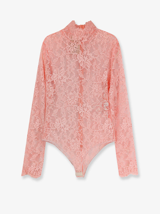 Valentino Lace Body Top Peach Rose