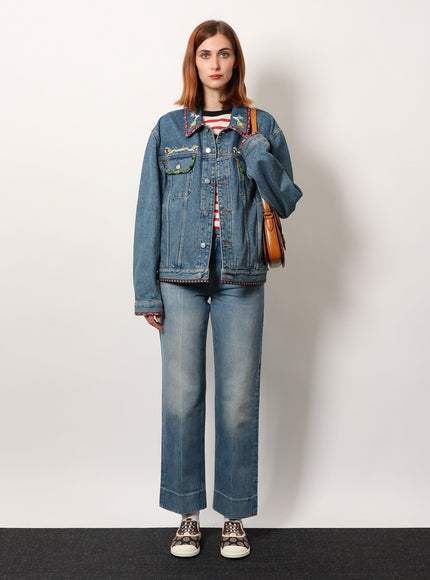 Valentino Jeans With Chex Valentino Detail