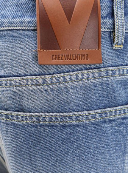Valentino Jeans With Chex Valentino Detail