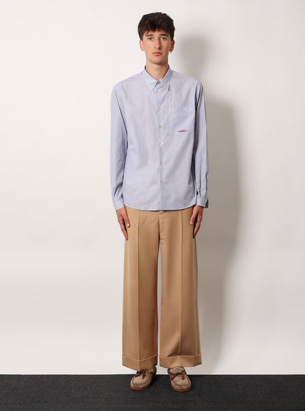 Valentino Cotton Striped Shirt