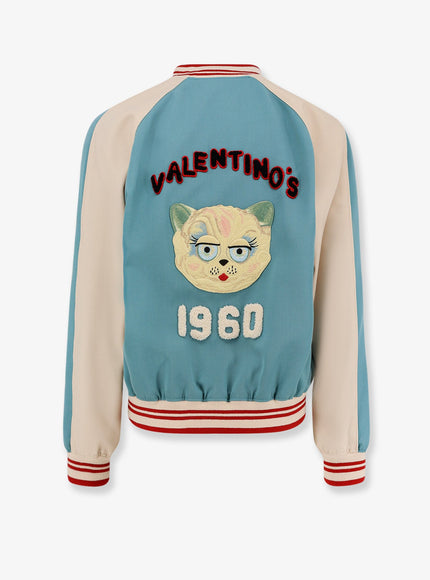 Valentino Le Chat De La Maison Virgin Wool Bomber Jacket