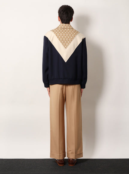Valentino Toute La V Wool And Cotton Jacket