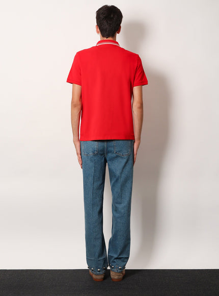 Valentino Cotton Polo Shirt With Vlogo