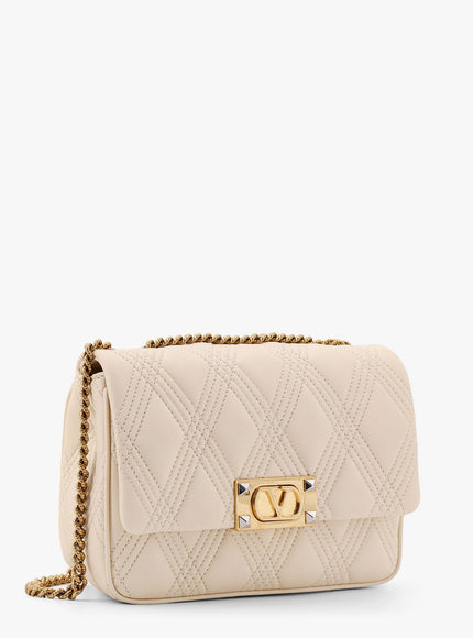 Valentino Garavani Valentino Garavani Quiltie 67 Leather Medium Shoulder Bag With Chain