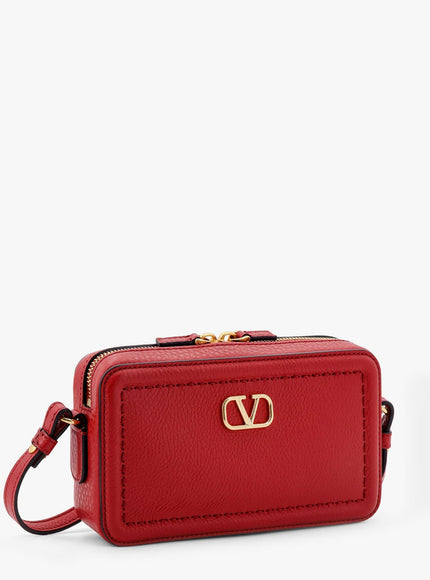 Valentino Garavani Valentino Garavani Alltime Leather Shoulder Bag With Vlogo Signature Detail