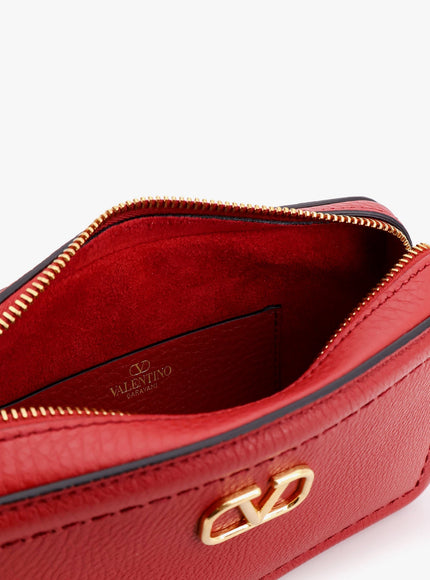 Valentino Garavani Valentino Garavani Alltime Leather Shoulder Bag With Vlogo Signature Detail