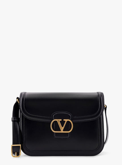 Valentino Garavani Valentino Garavani 9To5 Leather Shoulder Bag With Vlogo Signature Closure Uni Nero