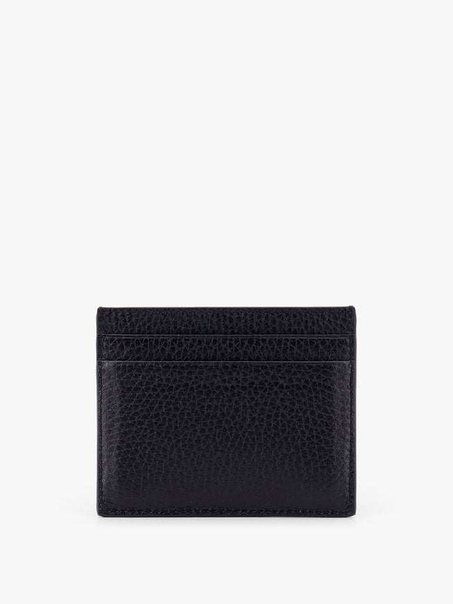 Valentino Garavani Leather Card Holder With Stud Detail