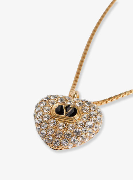 Valentino Garavani Metal Coeur Royal Necklace