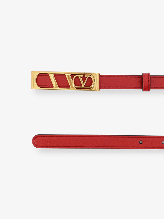 Valentino Garavani Vlogo Leather Belt