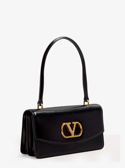 Valentino Garavani Leather Vlogo Shoulder Bag