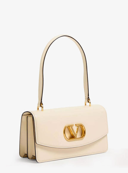 Valentino Garavani Leather Vlogo Shoulder Bag