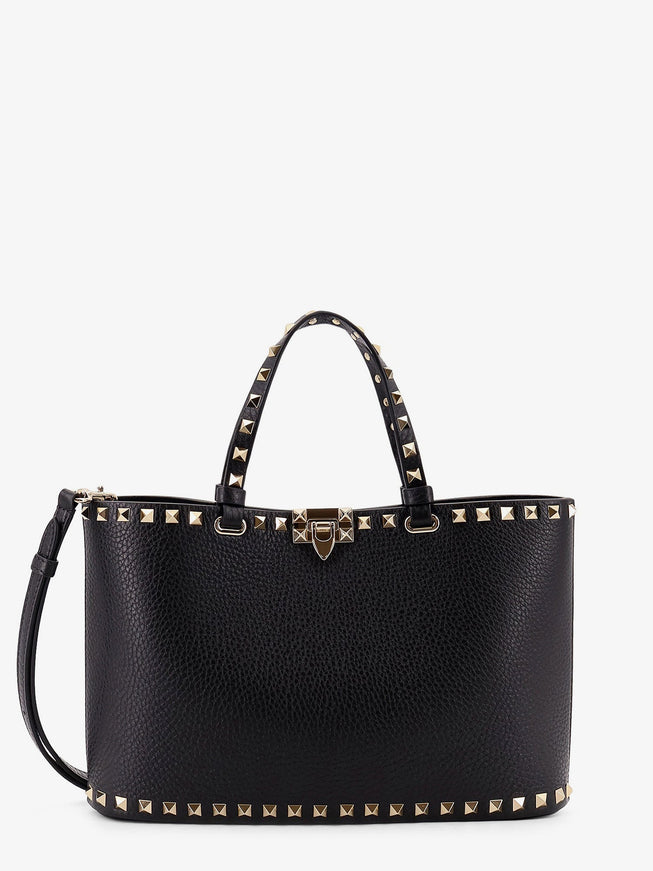 Valentino Garavani Rockstud Small Tote Valentino Garavani Leather Shoulder Bag Uni Nero