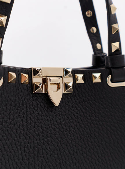 Valentino Garavani Rockstud Small Tote Valentino Garavani Leather Shoulder Bag