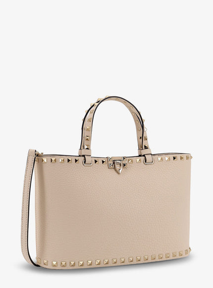 Valentino Garavani Rockstud Small Tote Valentino Garavani Leather Shoulder Bag