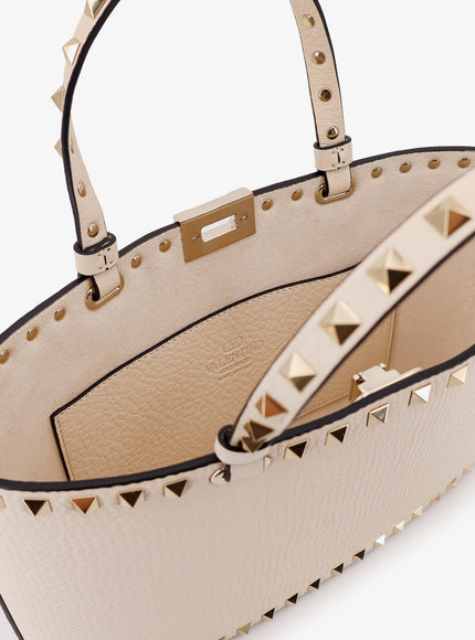 Valentino Garavani Rockstud Small Tote Valentino Garavani Leather Shoulder Bag