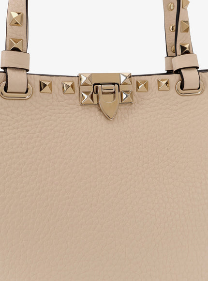 Valentino Garavani Rockstud Small Tote Valentino Garavani Leather Shoulder Bag